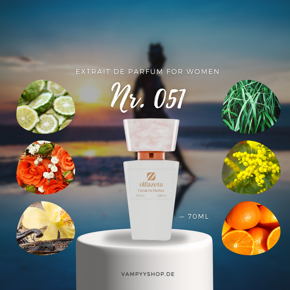 Nr. 051 - DAMENPARFÜM MIT 30% ESSENZ - PARFÜMEXTRAKT vampyy.shop