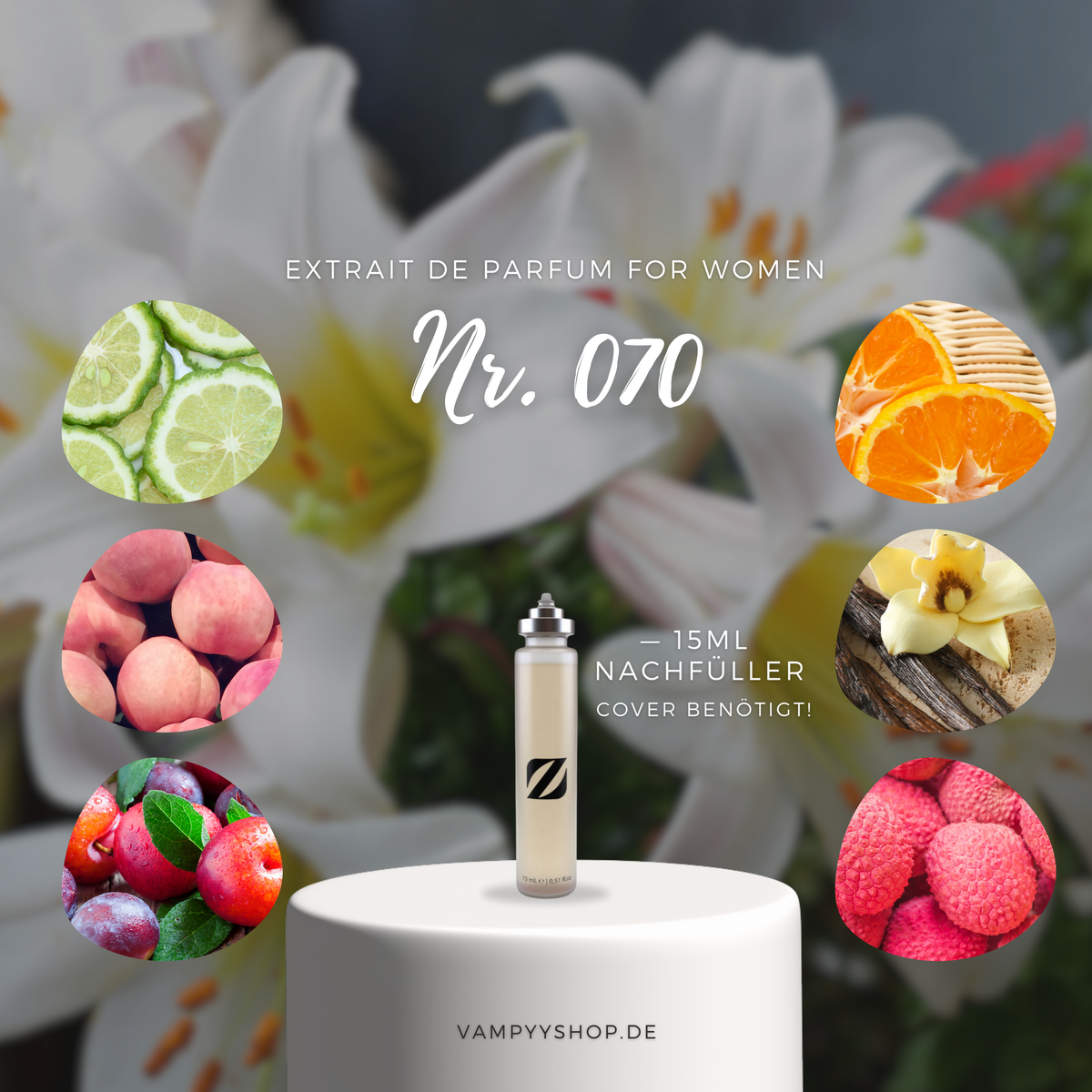 Nr. 070 - DAMENPARFÜM MIT 30% ESSENZ - PARFÜMEXTRAKT vampyy.shop