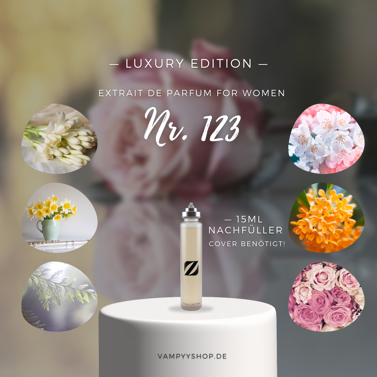 LUXURY Nr. 123 - DAMENPARFÜM MIT 30% ESSENZ - PARFÜMEXTRAKT vampyy.shop