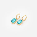 18k Vergoldete Ohrringe „turquoise Royal“ vampyy.shop