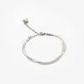 Edelstahl-armband „double Snake & Heart“ vampyy.shop