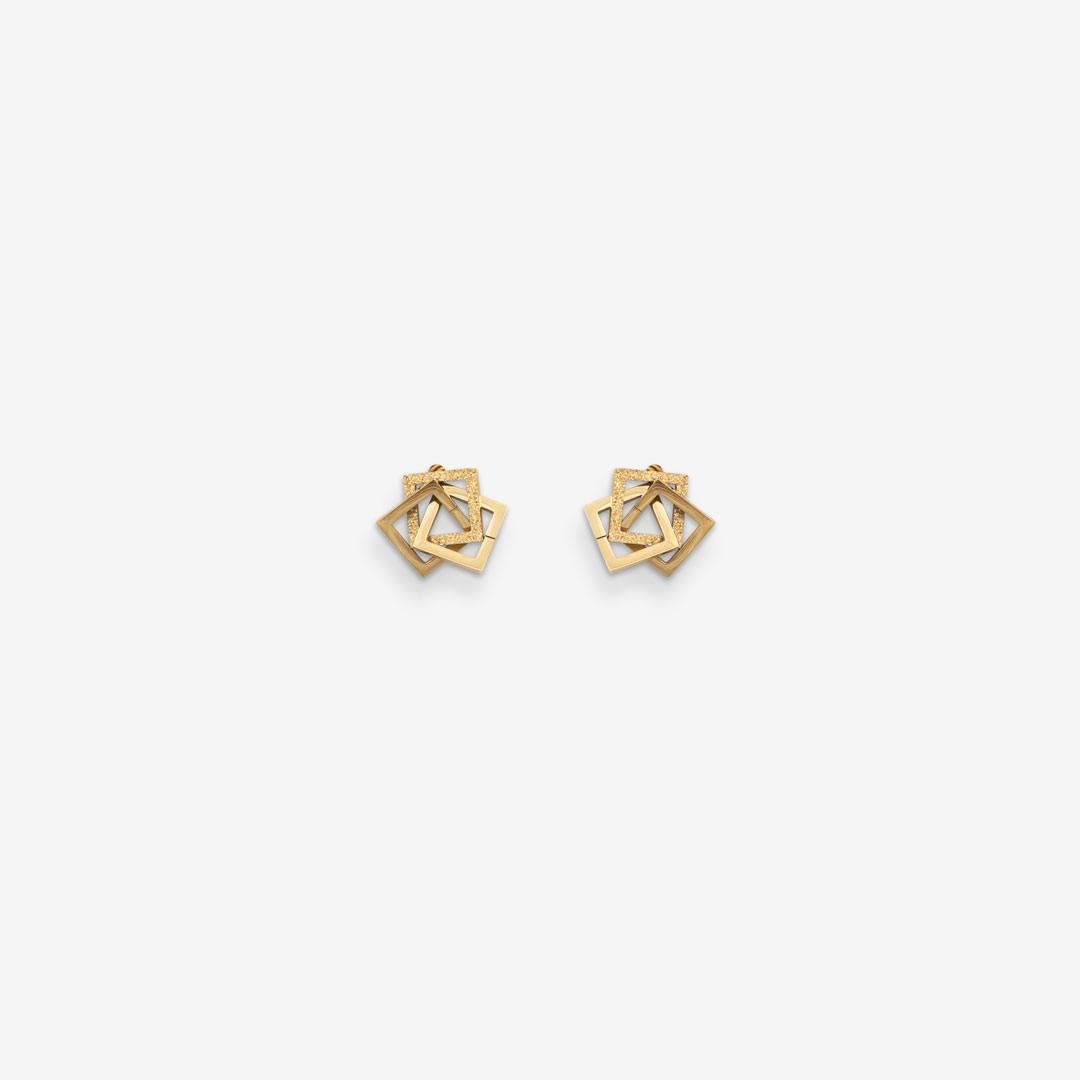 18k Vergoldetes Schmuck-set „rubik“ vampyy.shop